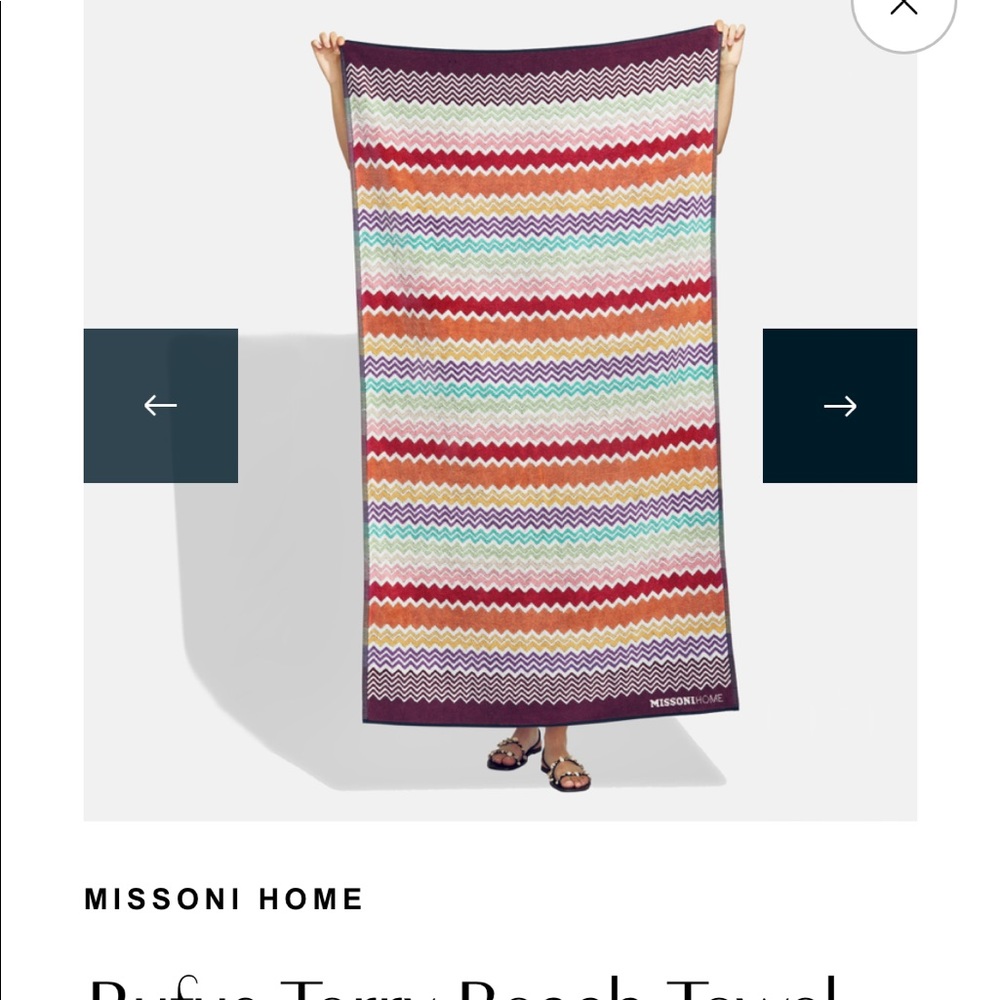 Missoni Home Rufus Terry Beach Towel